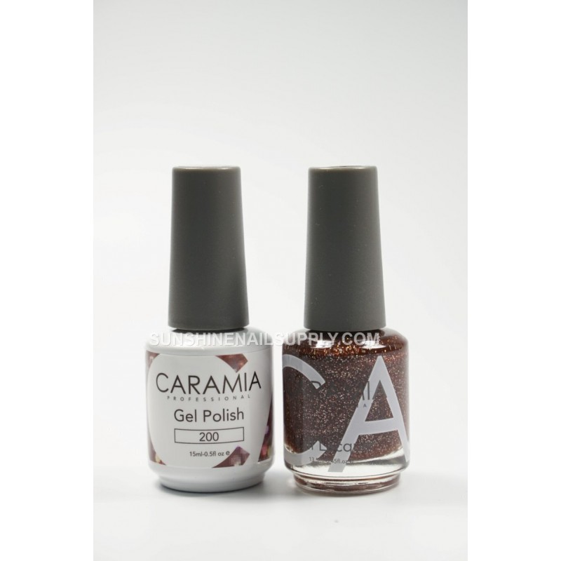 #200 Caramia Gel Polish & Nail Lacquer 0.5oz