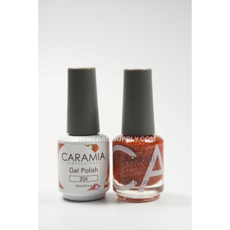 #204 Caramia Gel Polish & Nail Lacquer 0.5oz