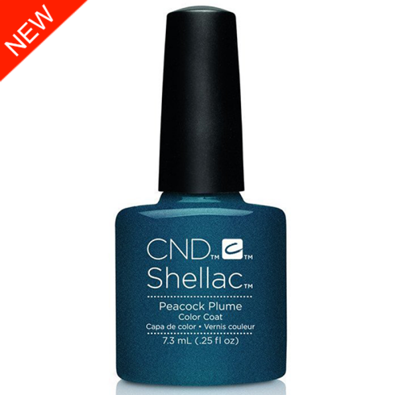 CND SHELLAC – Peacock Plume (Contradiction Collection) LIMITED EDITION JUMPO Size 0,5oz