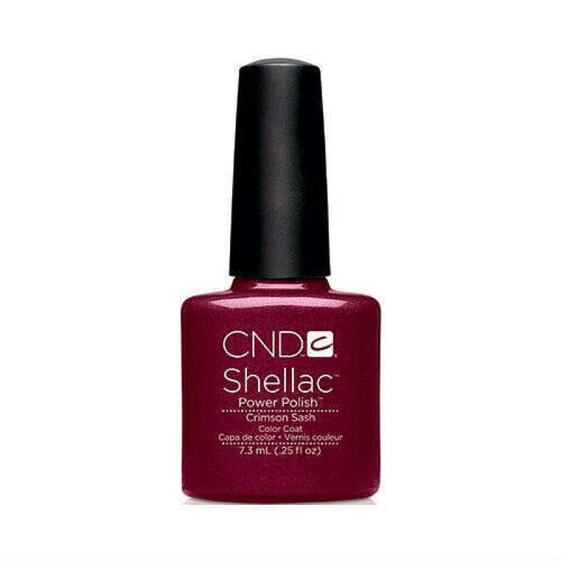 CND SHELLAC – CRIMSON SASH (MODERN FOLKLORE) #C623