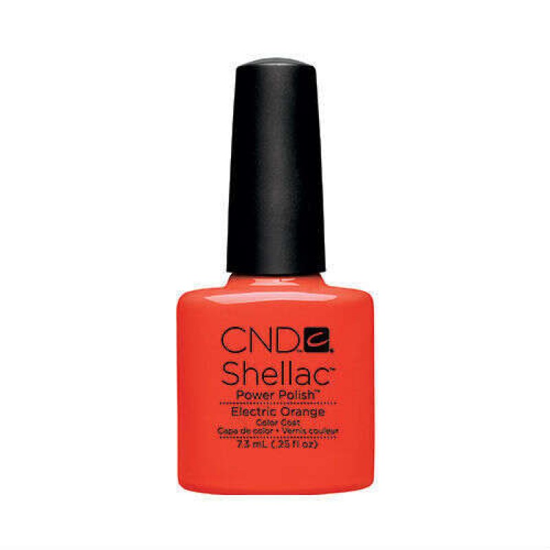 CND SHELLAC – ELECTRIC ORANGE #C143