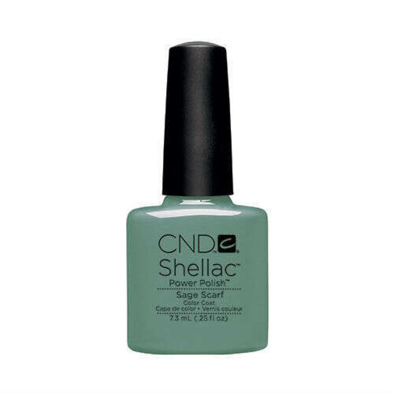 CND SHELLAC – SAGE SCARF #C457