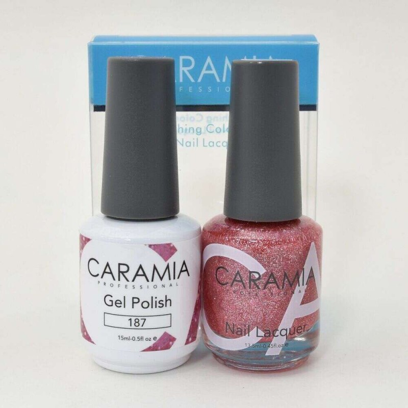 #187 Caramia Gel Polish & Nail Lacquer 0.5oz