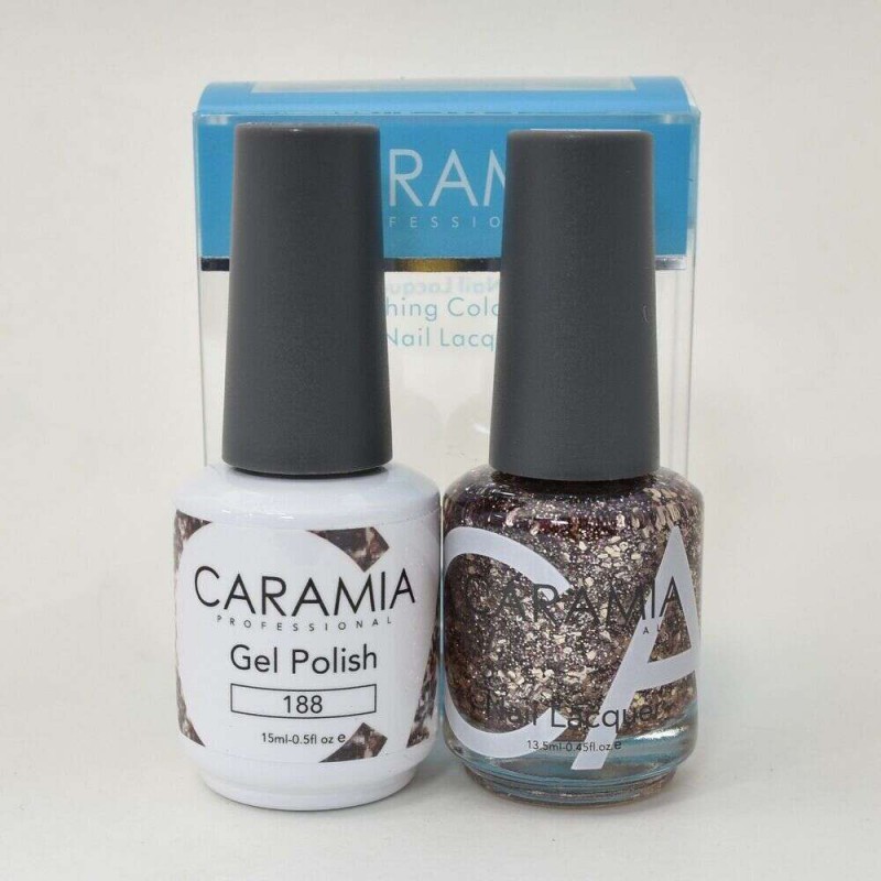 #188 Caramia Gel Polish & Nail Lacquer 0.5oz