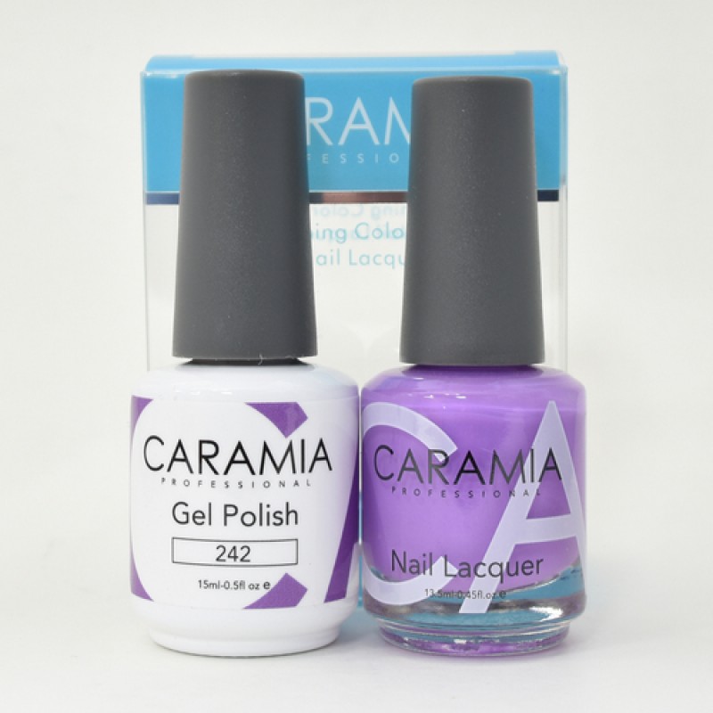 #242 Caramia Gel Polish & Nail Lacquer 0.5oz