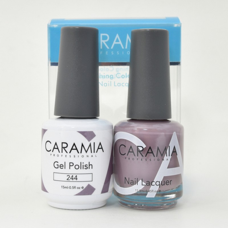 #244 Caramia Gel Polish & Nail Lacquer 0.5oz