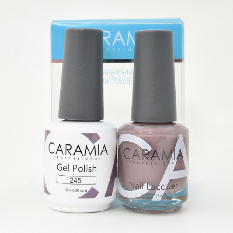 #245 Caramia Gel Polish & Nail Lacquer 0.5oz