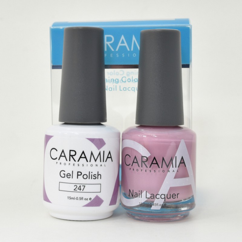 #247 Caramia Gel Polish & Nail Lacquer 0.5oz