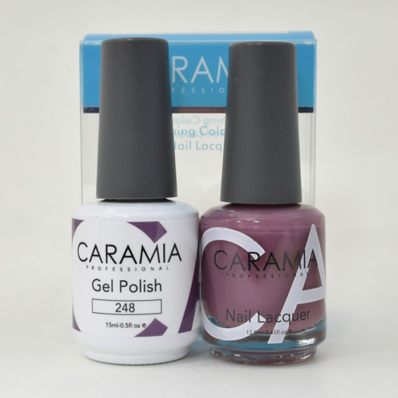 #248 Caramia Gel Polish & Nail Lacquer 0.5oz