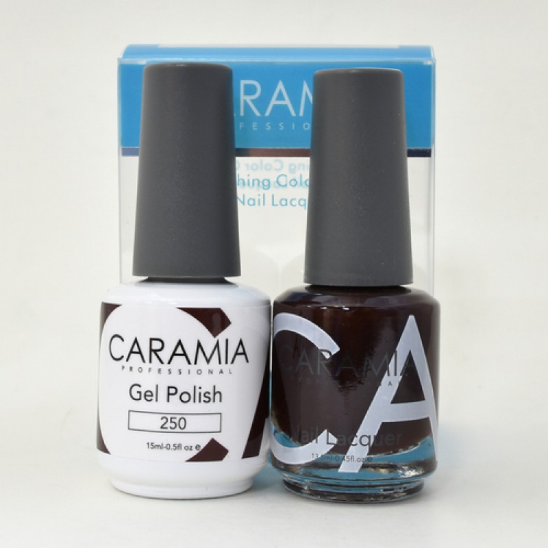 #250 Caramia Gel Polish & Nail Lacquer 0.5oz