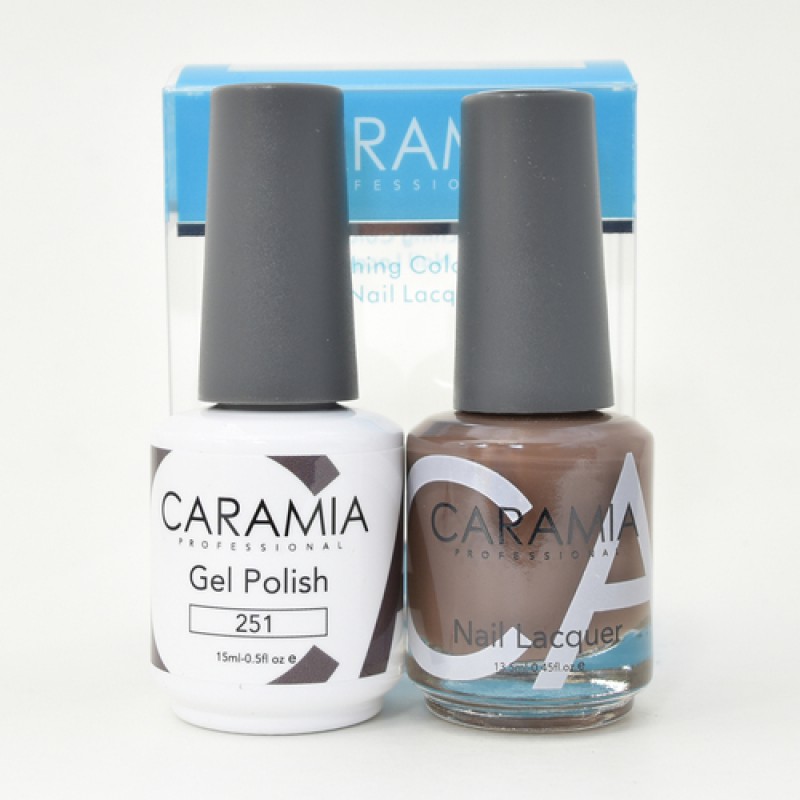 #251 Caramia Gel Polish & Nail Lacquer 0.5oz