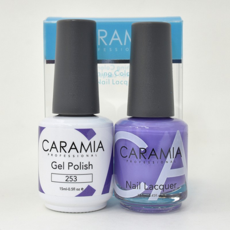 #253 Caramia Gel Polish & Nail Lacquer 0.5oz