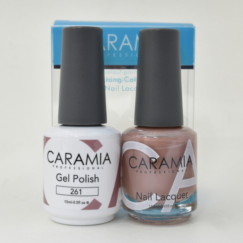 #261 Caramia Gel Polish & Nail Lacquer 0.5oz