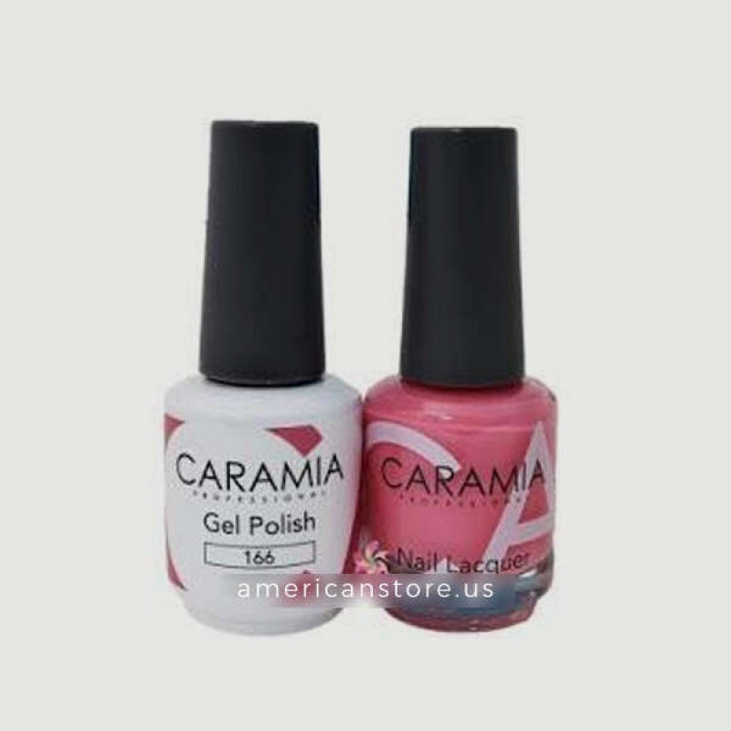 #166 Caramia Gel Polish & Nail Lacquer 0.5oz