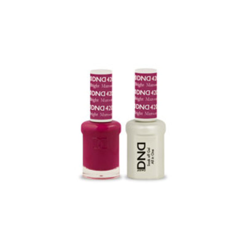 DND Gel Polish – Bright Maroon 2/Pack