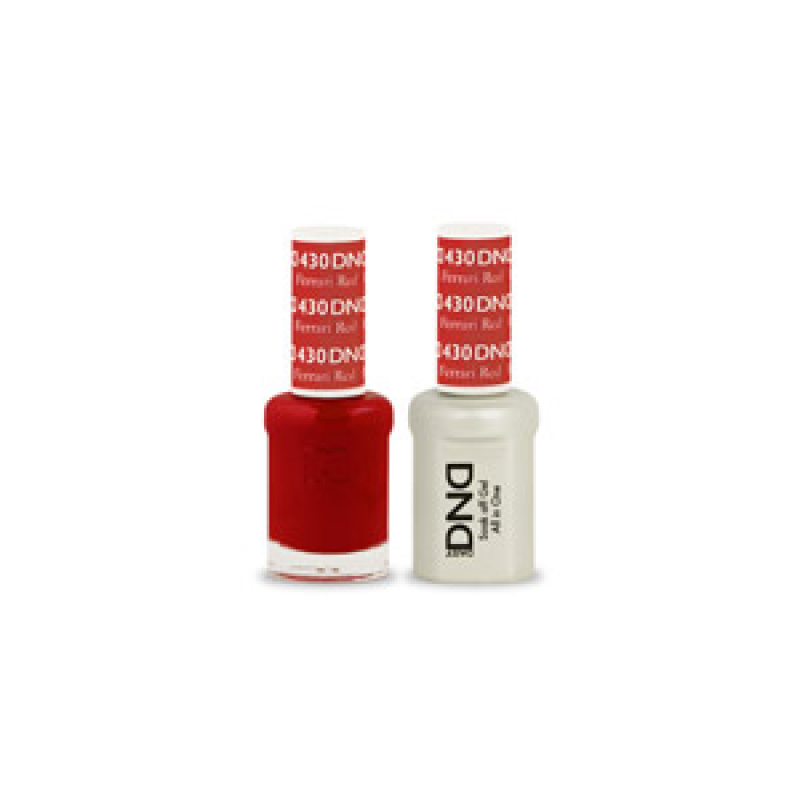 DND Gel Polish – Ferrari Red 2/Pack