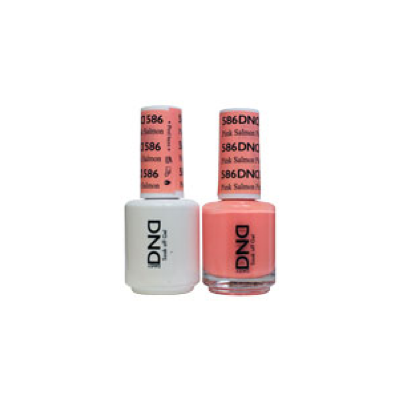 DND Gel Polish – Pink Salmon 2/Pack – DND586 (Diva Collection)