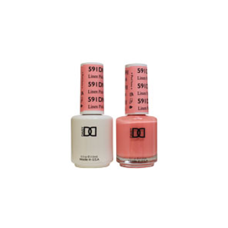 DND Gel Polish – Linen Pink 2/Pack – DND591 (Diva Collection)