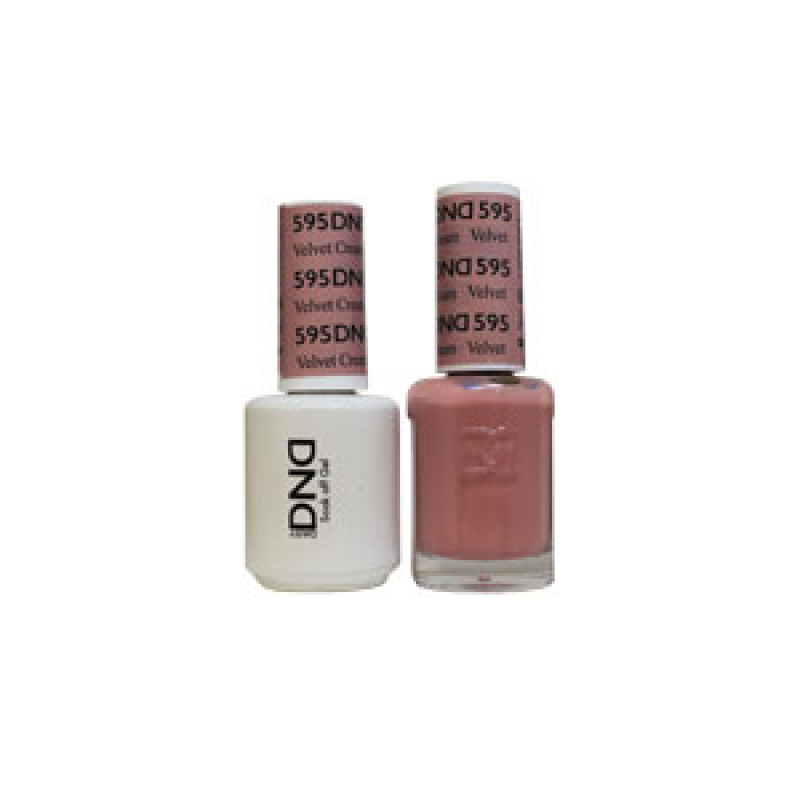 DND Gel Polish – Velvet Cream 2/Pack – DND595 (Diva Collection)