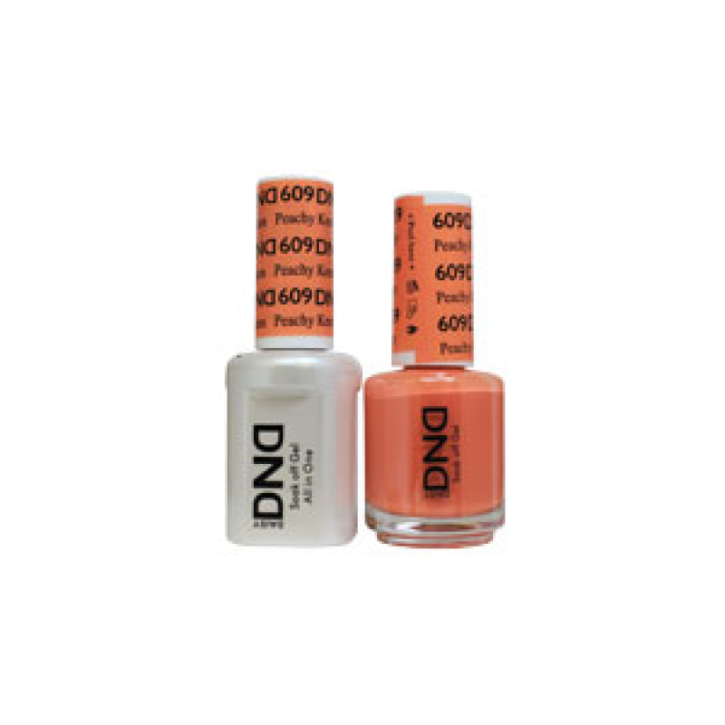 DND Gel Polish – Peachy Keen 2/Pack – DND609 (Diva Collection)