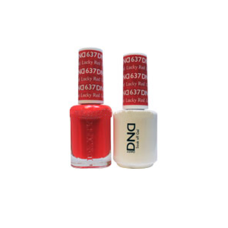 DND Gel Polish – Lucky Red – DND637