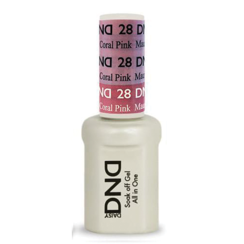 DND Mood Change Gel – DNDM28 Mauve to Coral Pink